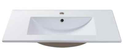 Waschbecken Welltime Trento Deluxe rechteckig 100 cm