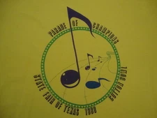 Vintage 80's Parade Of Champions State Fair Of Texas 1988 Cotton Bowl T Shirt L