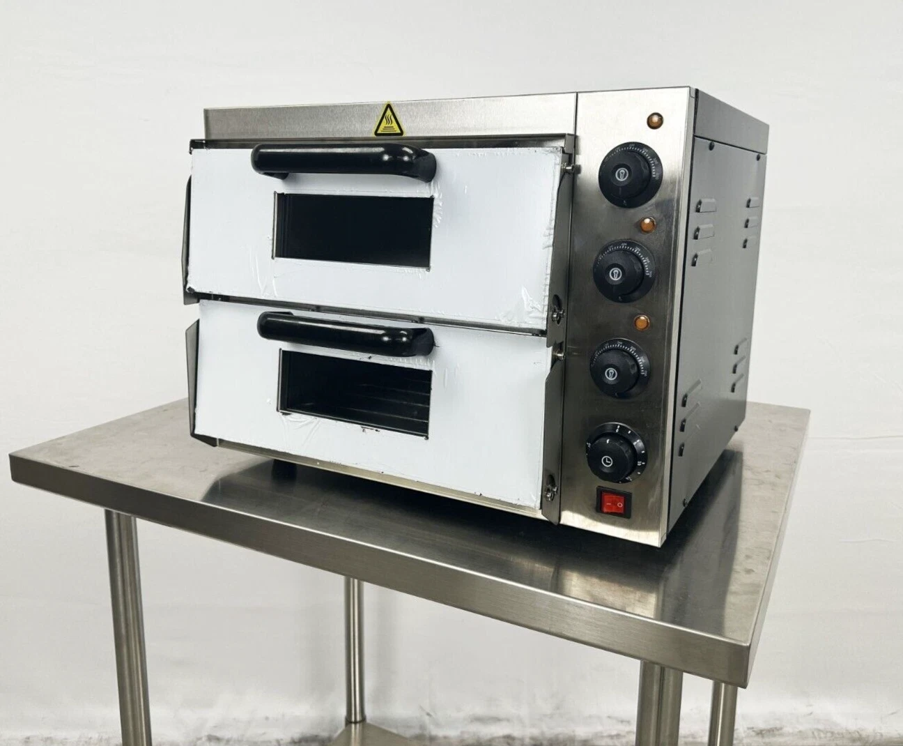 NEW 16" Electric Double Stone Base Pizza Oven Bakery Pizzeria Cooker Wings 220V
Opens in a new windo
