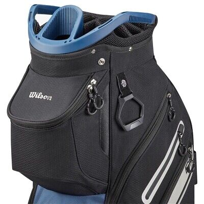 Wilson Staff EXO II Golf Cart Bags - NAVY / WHITE / RED - 14 Wilson Staff EXO II Golf Cart Bags - NAVY / WHITE / RED - 14