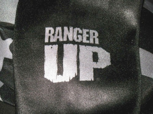 Ranger Up Performance Black/White Patriotic Flag Fitness Leggings Large New - Picture 6 of 8