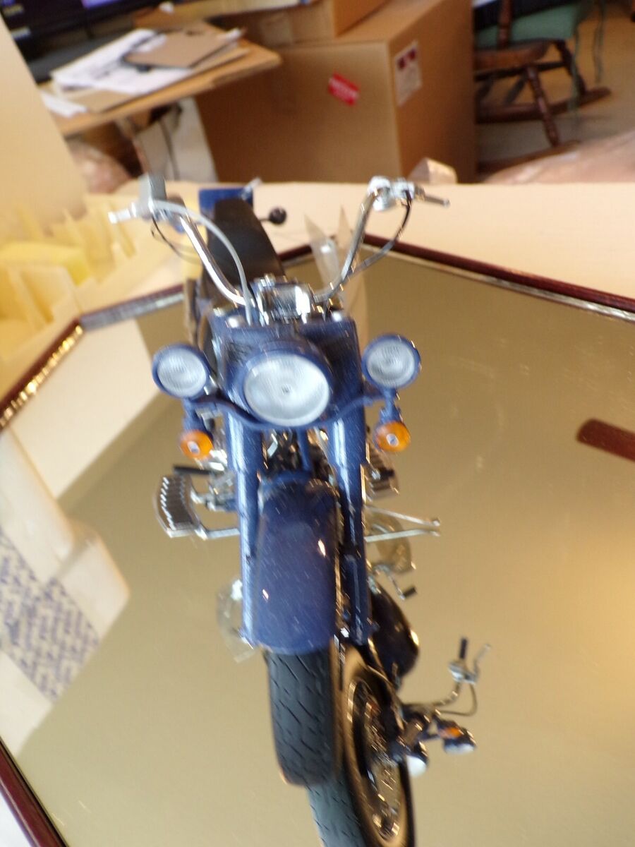 FRANKLIN MINT Harley Davidson BIKER BLUES MISSILE FAT BOY FRANKLIN MINT Harley Davidson BIKER BLUES MISSILE FAT BOY