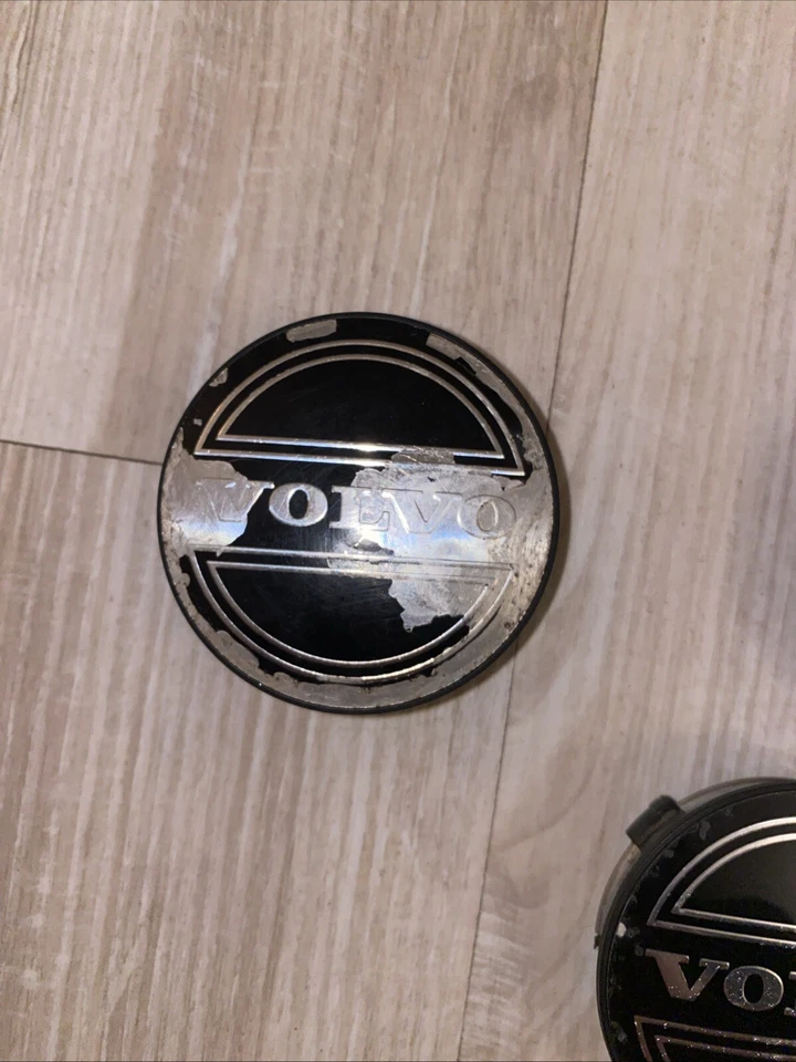Set Of 3 2000-2004 Volvo S40 V40 Center Cap Covers p/n 306300 85  30630085 - Image 2 of 4