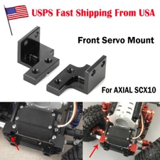 Alloy Metal Front Servo Base Mount For Axial Scx10II 90046 1/10 RC Crawler US