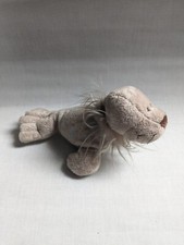 Nici Robbe Seehund ca. 25 cm mit blauen Punkten Stofftier Kuscheltier