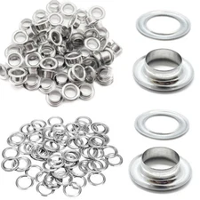 Stainless Steels Eyelet with Washer Leather Craft Repair Grommet 4 5 6 8 10 12mm