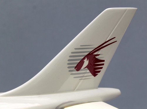 QATAR AIRWAYS AIRBUS A300-600R SPACE MODELS TRAVEL AGENT DISPLAY AIRLINE MODEL - Picture 13 of 24