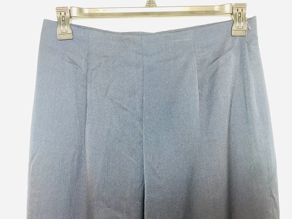 Pantalones cortos para mujer Kathie Lee Collection azul marino talla 14 talla media cremallera Foto 2 de 4