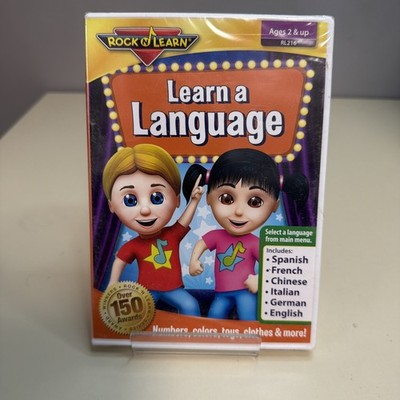 Rock N Learn Learn a Language: Numbers Colors & more (DVD, 2014) New Sealed
