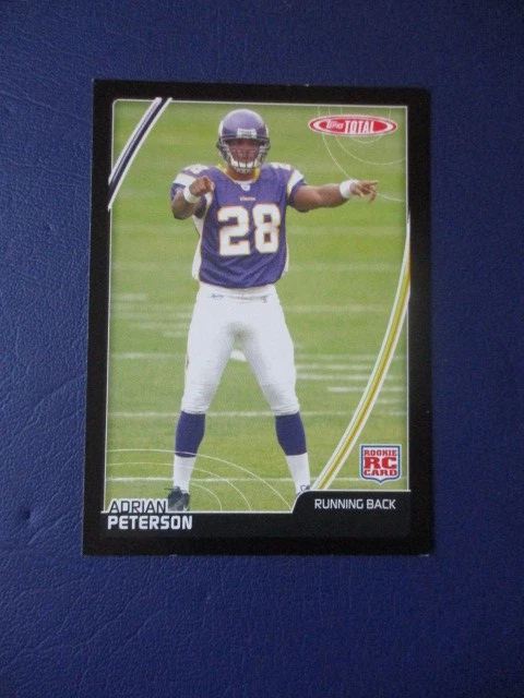 Adrian Peterson Topps Total #456 Black