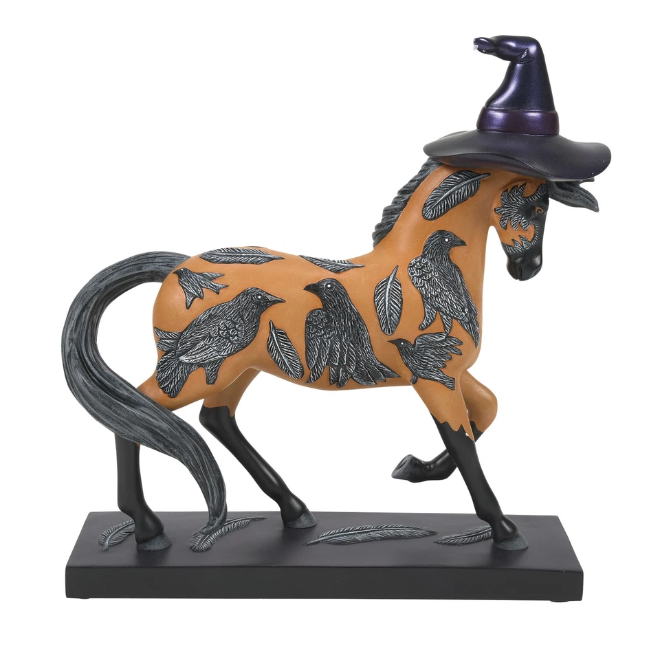 Estatueta Enesco the Trail of Painted Ponies Halloween Outono Reuniões 8,5 polegadas - Imagem 3 de 4