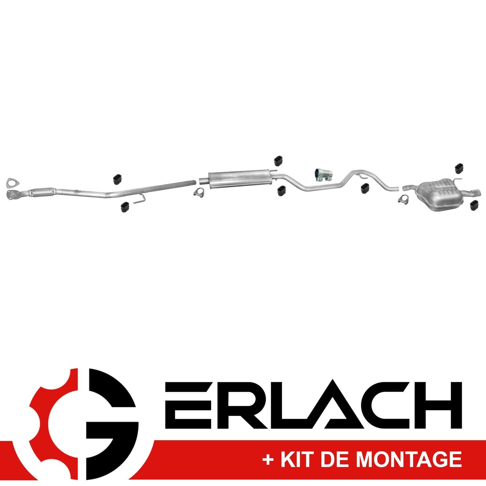 Echappement silencieux Opel Vectra C 1.8 Sport 3088 pot terminal essence