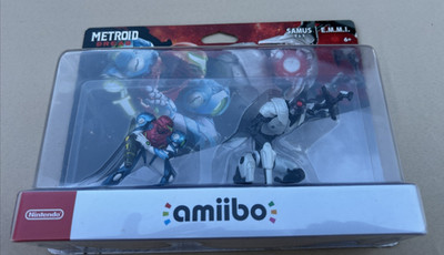 Metroid Dread Amiibo - Samus & EMMI Set E.M.M.I - 2 Pack Figures | NEW 