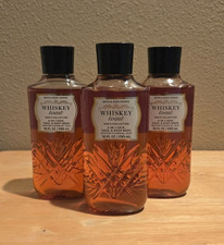 Bath  Body Works Men's WHISKEY TOAST 3 in 1 Hair  Face  Body Wash 3 pc