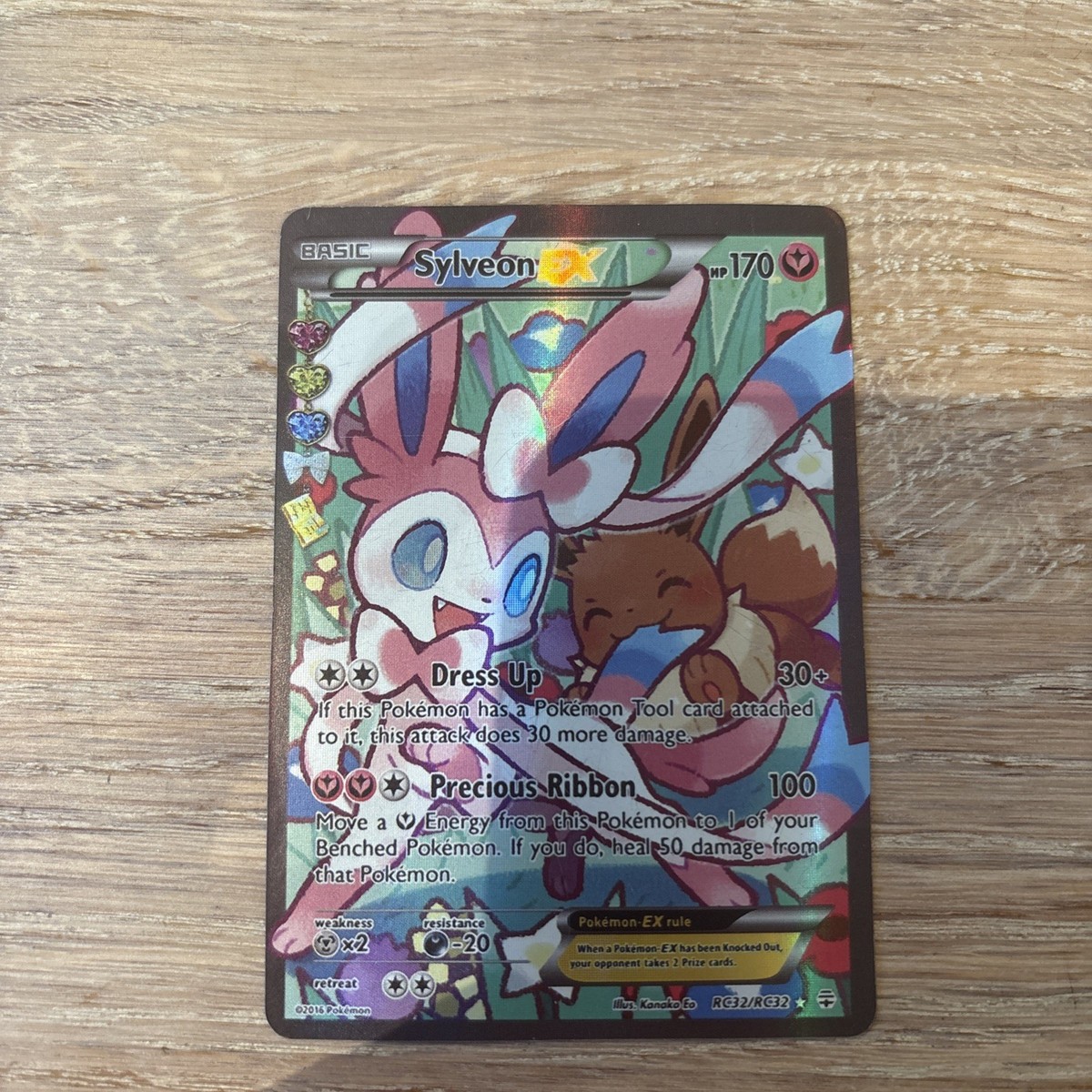 Pokemon Sylveon EX 2016 RC32/RC32 Generations Radiant Collection