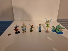 Disney Peter Pan Figure Bundle, Wendy,Smee,Hook,Tick Tock,Tinkerbell,Cake Topper