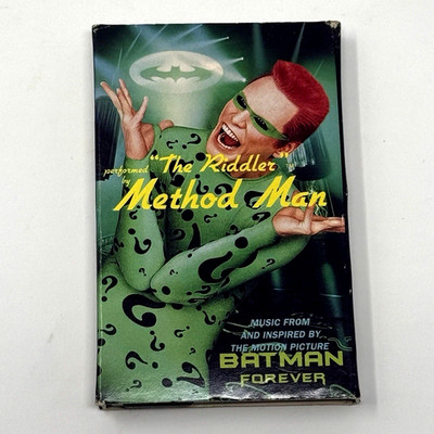 Method Man The Riddler Cassette Single 1995 Batman Forever Wu-Tang RZA