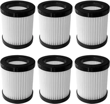 6 Pack Vacuum Cleaner Filter Replacement Fliter Compatible for MOOSOO XL 618A
