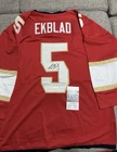 Ekblad, Hull, Fleury and modano Signed Hockey Custom Hockey Jerseys With Coa