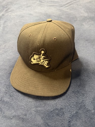 Vtg Jordan Jumpman Pro SnapBack Hat Nike Black