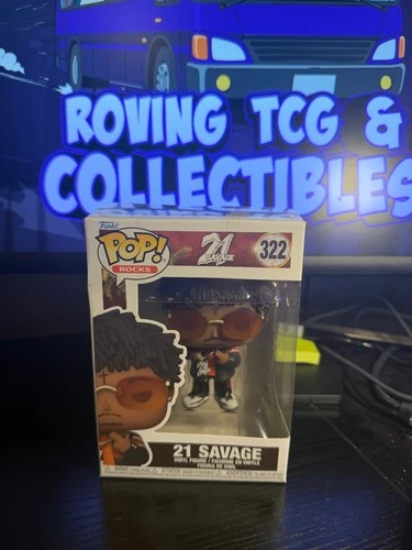 Funko Pop! Rocks 21 Savage #322 Vinyl Figure – Used