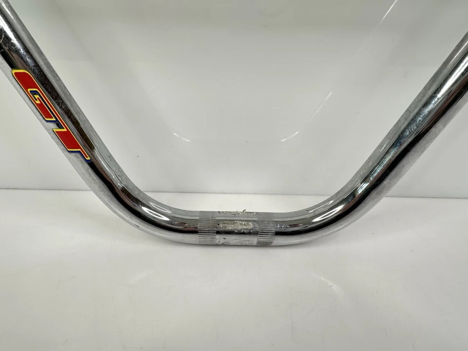 Manillar de carreras BMX serie Pro GT Bicycles 1996 vintage Cr-Mo cromado difícil de encontrar Foto 2 de 4