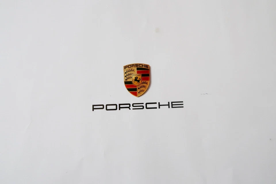 Original Vintage PORSCHE Poster Printed in Germany - Image 4 of 4