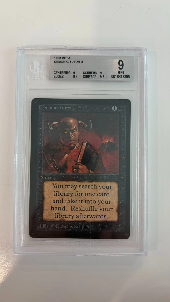Demonic Tutor Magic: The Gathering Near Mint or Better Uncommon