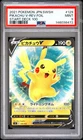 2021 POKEMON JAPANESE SWORD & SHIELD START DECK 100 PIKACHU V-REVERSE FOIL PSA 9