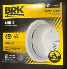 BRK 10 Year Battery-Powered Ionization Smoke Detector-SMI110 T45 2530