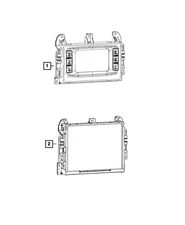 Genuine Mopar Multi Media Radio 68270670ZH