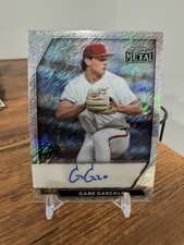 2026 Leaf Metal Baseball Gabe Gaeckle Top Prospect RC #/10 Silver Shimmer Auto