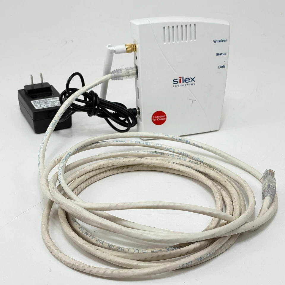 Silex Technology C-6700WG Canon Wireless Print Server - Image 4 of 4