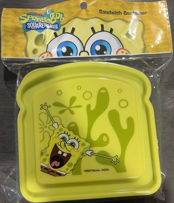 Disney Nickelodeon Spongebob Sandwich Containers Lunch Box Factory Sealed
