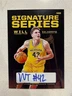 WILL TSCHETTER 2025-26 Valiant Michigan Basketball Signature Series AUTO /100