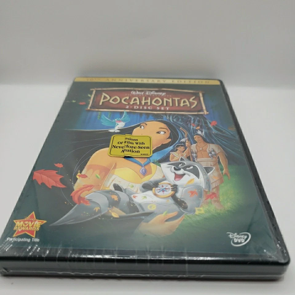 Disney's Pocahontas 10th Anniversary Edition 2-Disc Set DVD SEALED NEW Foto 3 de 4