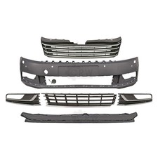 Set Stoßstange vorne+Zubehör VW Passat B7 36 Bj. 10-14 für PDC 4 Löcher SRA