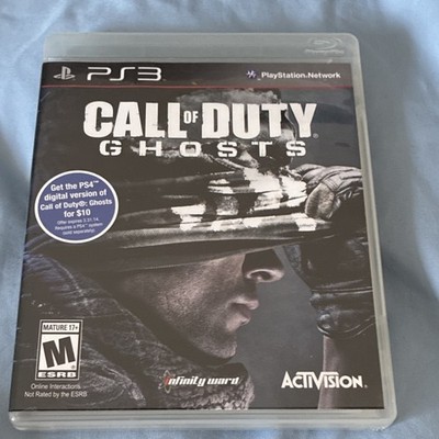 Activision Call of Duty Ghosts PS3 Shooter Manual Bonus Map NTSC M Rated