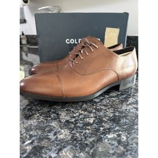 Cole Haan Hawthorne Cap Toe Oxford British Tan Leather Shoes C38721 Mens 10.5