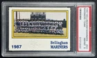 KEN GRIFFEY JR PSA 8 1987 BELLINGHAM MARINERS #33 TEAM CARD W/ GRIFFEY XRC 3550