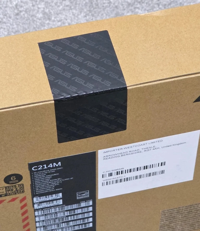 ASUS Chromebook C214M Flip 11.6" Screen Flip 4GB/32GB WiFi Dark-Grey Laptop New - Image 3 of 4