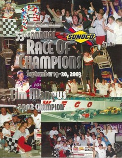 2003 Oswego Speedway (NY) Sunoco ROC Race program Modifieds Tim Mangus