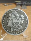 1900 O Morgan Silver Dollar interest dark and even patina.
