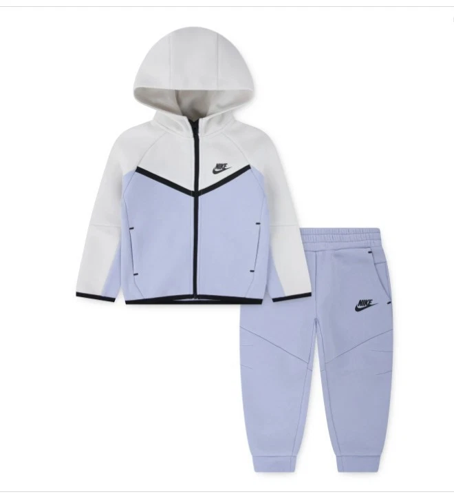 Nike Poli Tuta, Nero/Bianco, 9-10 Anni Unisex-Babini e Ragazzi
