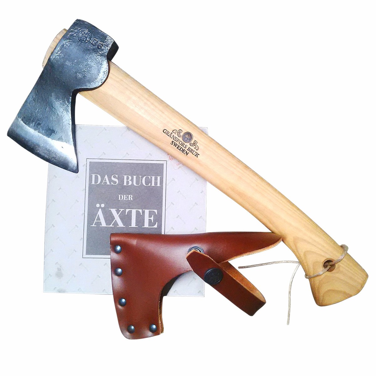 Gränsfors Handbeil – Schwedische Qualität, Handgeschmiedet, 450 G Kopfgewicht, 240 Mm Gesamtlänge, Inkl. Lederscheide