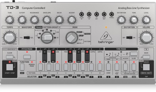 Behringer TD-3-SR Analog Bass Line Synthesizer Synth w/ 16-Step Black Ready 2 Go - Picture 10 of 11