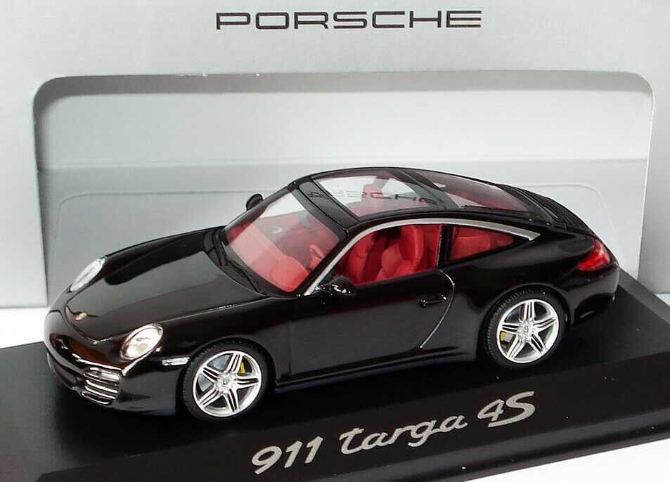 PORSCHE 911 TARGA 4S (997) FACELIFT BASALT BLACK 1:43 PORSCHE 911 TARGA 4S (997) FACELIFT BASALT BLACK 1:43