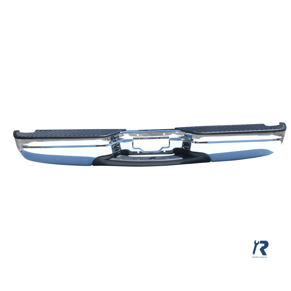 Para-choque traseiro cromado ajuste para 97-04 Ford F-150 97-99 Ford F-250 Styleside - Imagem 2 de 4