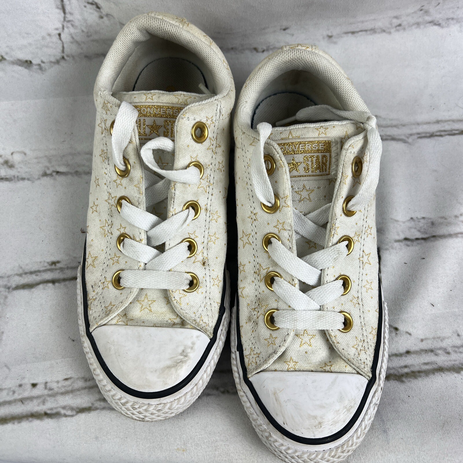 Converse All Stars Sneakers CT Street White Casual Shoes Size 2 thumbnail 7