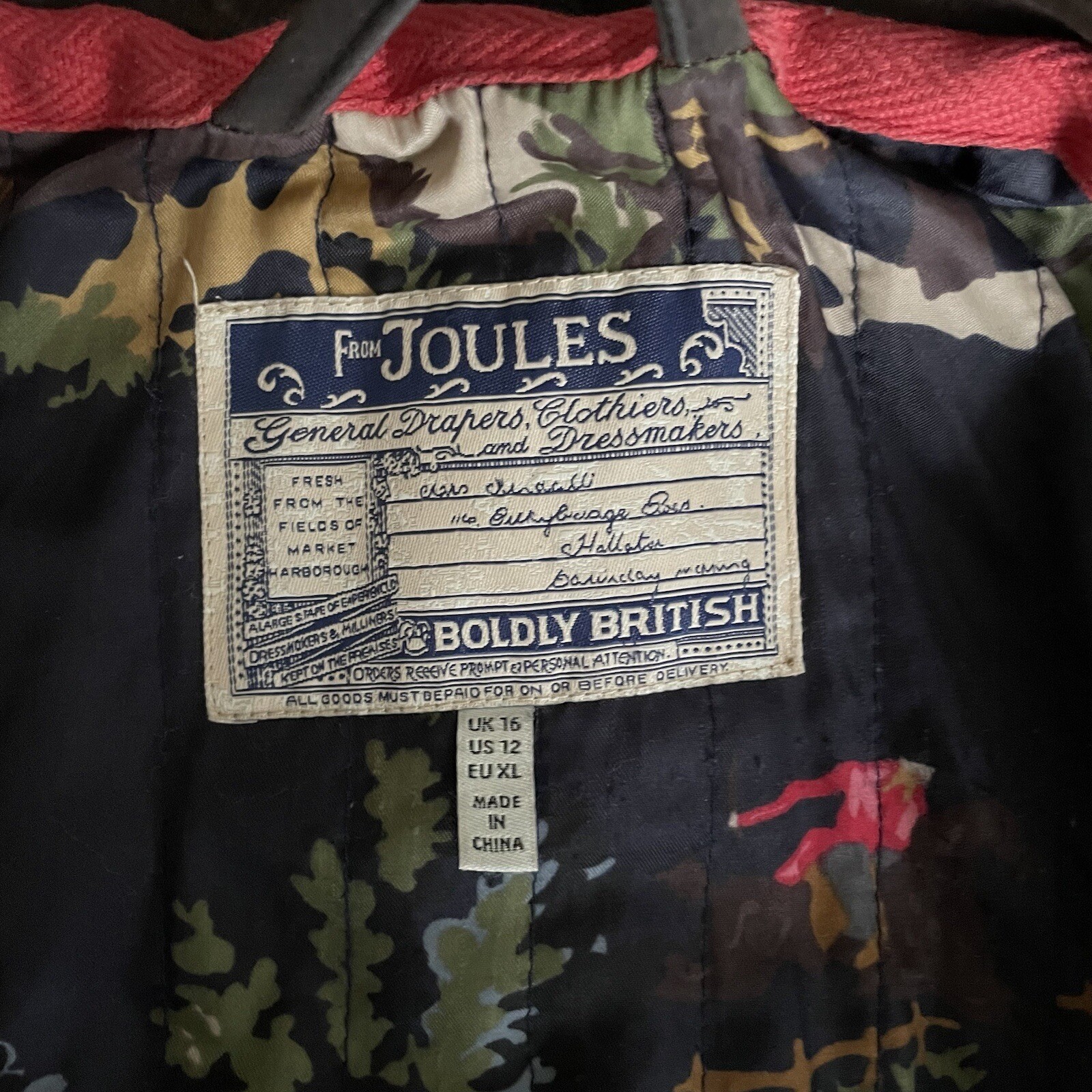 Joules Tweed Coat 100 Wool Country Jacket Shooting Brown Tan Checked